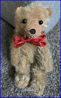Very RARE Early Small Antique Farnell Soldier Miniature Mohair Bear 5.5 Buy Now