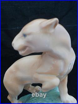 Very RARE Wade Faust Lang Panther 1939 Original (9 inches tall) signed