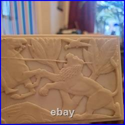 Very Rare 1930s Art Deco ELO WARE Bakelite CIGARETTE BOX Antique Collectable EXC