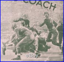 Very Rare Antique 1935 Monday Morning Coach Football Board Game Early 1930's Old