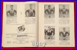 Very Rare Antique 1937 Green Bay Packers vs Phila Eagles Early Football Program