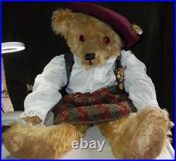 Very Rare Antique Early Alpha Farnell Teddy Bear 24 Inches High Circa 1925