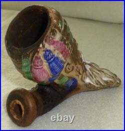 Very Rare Antique French, Louis Fiolet, St Omer, Early Jacob Pipe No. 726, c1860