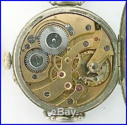 Very Rare Antique H. Moser & Cie Early Wristwatch Flexible Lugs
