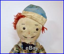 Very Rare Antique Toy P. F. Volland Raggedy Ann & Andy Dolls Circa Early 1920's