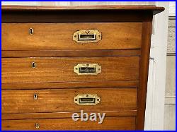 Very Rare Double Military Or Campaign Chest Of Drawers Early 19th century