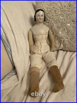 Very Rare Early Antique Sophia Smith Kestner 23 China Doll Antique Dress As Is