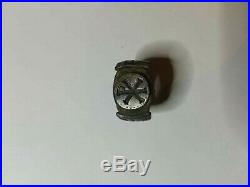 Very Rare Early Christian Silver Chi-rho Ring