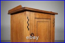 Very Rare Early Heals Antique Oak Bedside Cabinet Very Rare Early Heals Antique Oak Bedside Cabinet