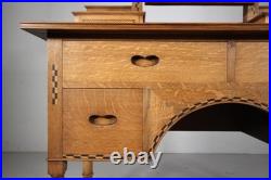 Very Rare Early Heals Antique Oak Dressing Chest Labelled Very Rare Early Heals Antique Oak Dressing Chest Labelled