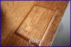 Very Rare Early Heals Antique Oak Dressing Chest Labelled