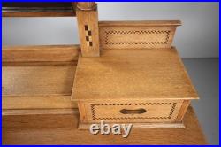 Very Rare Early Heals Antique Oak Dressing Chest Labelled Very Rare Early Heals Antique Oak Dressing Chest Labelled