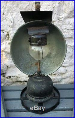 Very Rare Early Railway Tilley Lamp With Carrying Handle