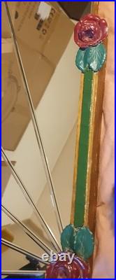 Very Rare! Original Antique Birth of Art Deco Movement Fan Mirror Circa 1910/20s