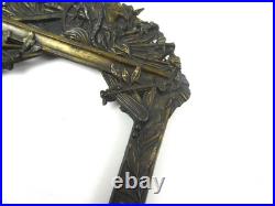 Very Rare Original French Antique Early Airplane Photo Frame Holder Ww1