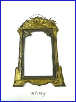 Very Rare Original French Antique Early Airplane Photo Frame Holder Ww1
