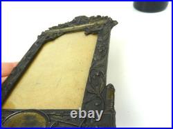 Very Rare Original French Antique Early Airplane Photo Frame Holder Ww1