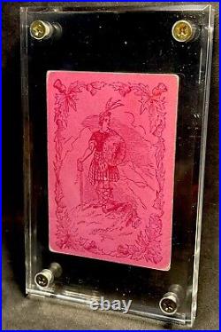 Very Rare Rob Roy Historic Early Antique Playing Cards Poker Collectible Single