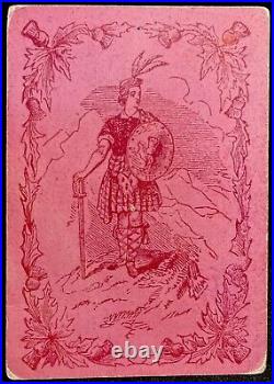 Very Rare Rob Roy Historic Early Antique Playing Cards Poker Collectible Single