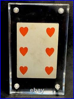 Very Rare Rob Roy Historic Early Antique Playing Cards Poker Collectible Single