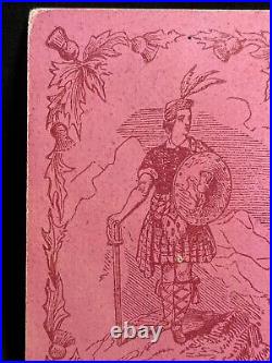 Very Rare Rob Roy Historic Early Antique Playing Cards Poker Collectible Single