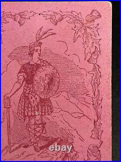 Very Rare Rob Roy Historic Early Antique Playing Cards Poker Collectible Single