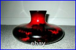 Very Rare Royal Doulton Antique Flambe Vase Very Rare Shape Perfect