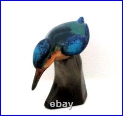 Very Rare Royal Doulton Antique Kingfisher On Rock Hn 224 Style Two Excellent