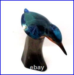 Very Rare Royal Doulton Antique Kingfisher On Rock Hn 224 Style Two Excellent