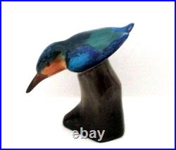 Very Rare Royal Doulton Antique Kingfisher On Rock Hn 224 Style Two Excellent
