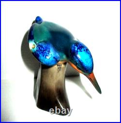 Very Rare Royal Doulton Antique Kingfisher On Rock Hn 224 Style Two Excellent