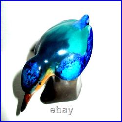Very Rare Royal Doulton Antique Kingfisher On Rock Hn 224 Style Two Excellent