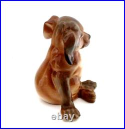 Very Rare Royal Doulton Antique Puppy, Seated Hn 128 Perfect