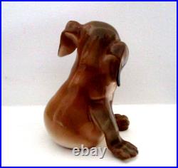 Very Rare Royal Doulton Antique Puppy, Seated Hn 128 Perfect