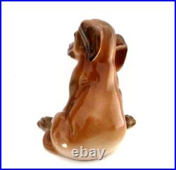 Very Rare Royal Doulton Antique Puppy, Seated Hn 128 Perfect