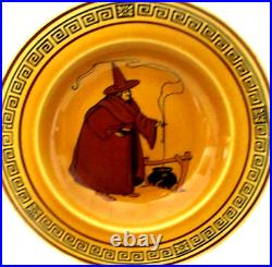 Very Rare Royal Doulton Seriesware Antique Holbein Fruit Bowl Witches D2735 Very Rare Royal Doulton Seriesware Antique Holbein Fruit Bowl Witches D2735