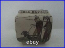 Very Rare Royal Doulton Seriesware Antique Miniature Vase Bayeux Tapestry D2873