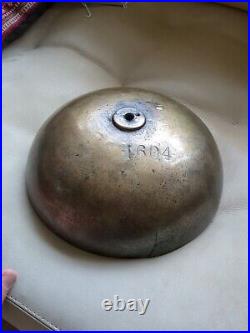 Very Rare Very Large And Early Bronze Lantern Clock Bell Dated 1604 In Two Place Very Rare Very Large And Early Bronze Lantern Clock Bell Dated 1604 In Two Place