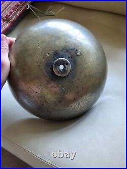 Very Rare Very Large And Early Bronze Lantern Clock Bell Dated 1604 In Two Place Very Rare Very Large And Early Bronze Lantern Clock Bell Dated 1604 In Two Place