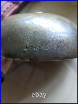 Very Rare Very Large And Early Bronze Lantern Clock Bell Dated 1604 In Two Place Very Rare Very Large And Early Bronze Lantern Clock Bell Dated 1604 In Two Place