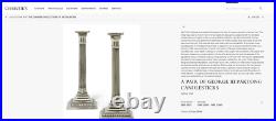 Very Rare and Early George III Adam Style Patong Candlestick C 1750+ Very Rare and Early George III Adam Style Patong Candlestick C 1750+