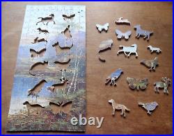 Very Rare vintage/antique Jeremy wood jigsaw puzzle + whimsies Early Morn