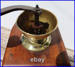 Very early American Coffee Mill Grinder F. W. Ehlis Antique and Rare Beautiful