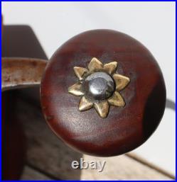 Very early American Coffee Mill Grinder F. W. Ehlis Antique and Rare Beautiful