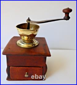 Very early American Coffee Mill Grinder F. W. Ehlis Antique and Rare Beautiful