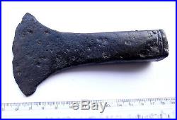 Very rare a genuine ancient early Iron-Age socketed axehead