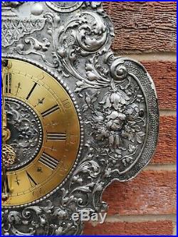 Very rare museum quality, telleruhr clock, zappler clock, early 1700. Verge