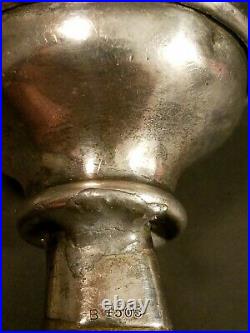 Victorian Silver Balloon Baby Rattle & Teether with Early Hallmark EXTREMELY RARE