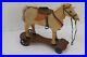 Vintage_Antique_Early_1900_s_Rare_Pull_Horse_Toy_On_Board_With_Metal_Wheels_Rare_01_tovp