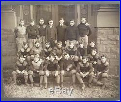 Vintage Antique Football Team Photograph Huge early 1900s Shippensburg, PA. Rare